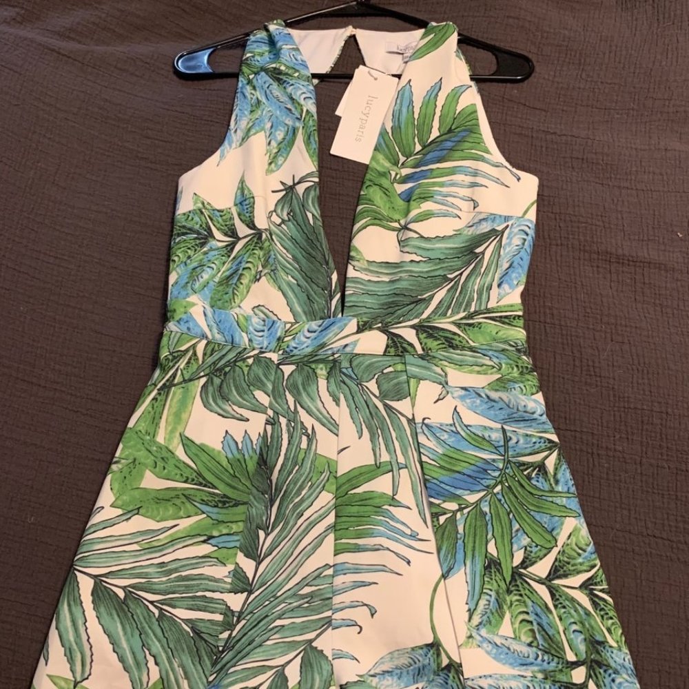 Palm Tree Romper